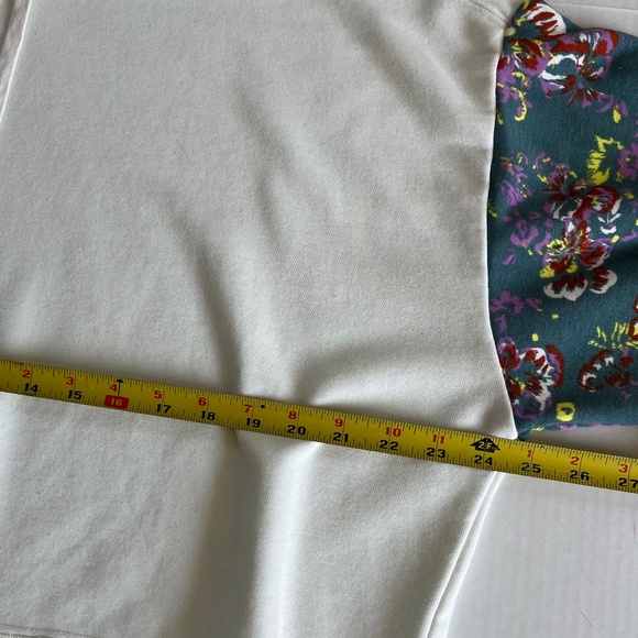 FP Movement by Free People White Floral Cowl Neck Sweater - Picture 11 of 12